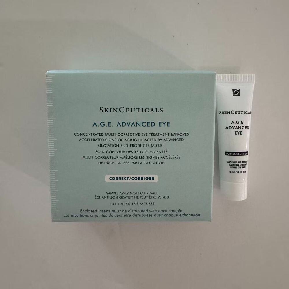 SKINCEUTICALS A.G.E AGE ADVANCED EYE CREAM 4ml * 10 pcs=40ml 1.3oz
